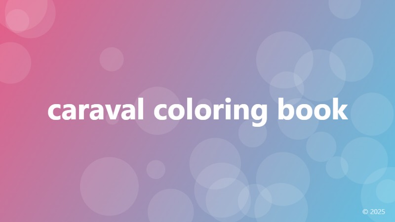 caraval coloring book
