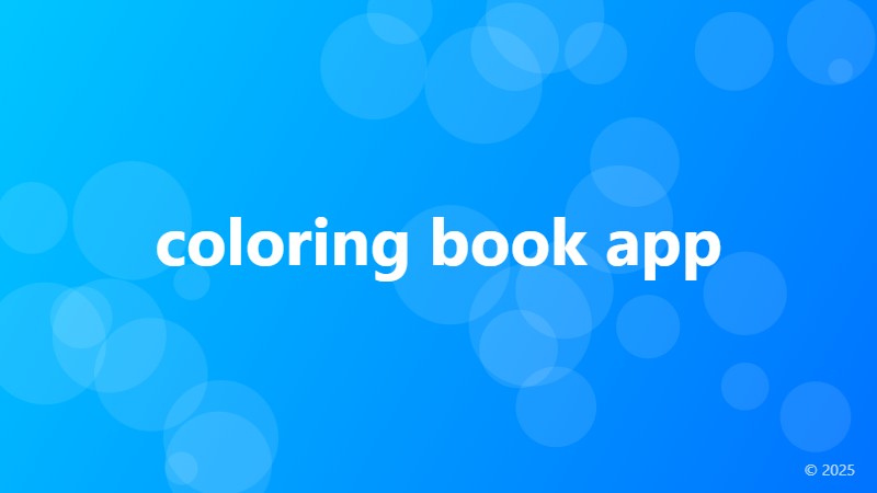 coloring book app