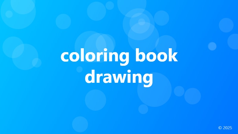 coloring book drawing