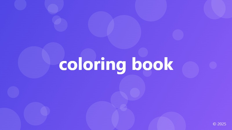 coloring book