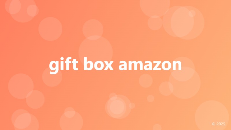 gift box amazon