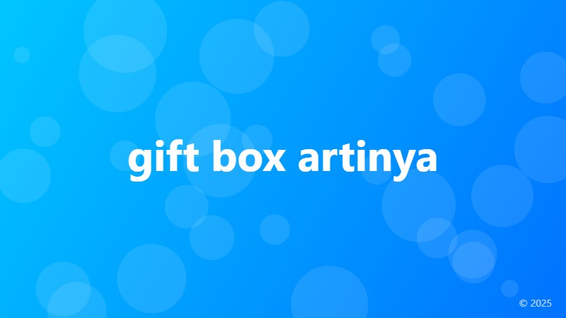 gift box artinya