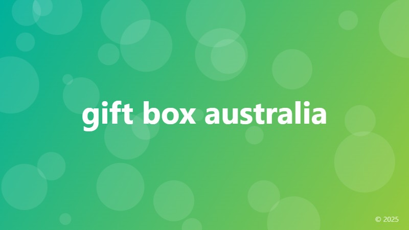 gift box australia