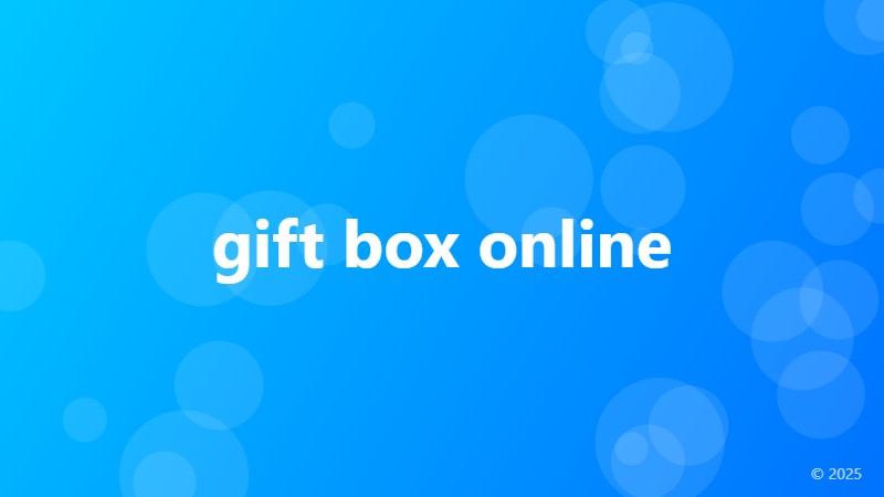 gift box online